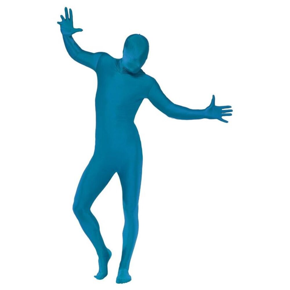 Smiffys Unisex Adult Bodysuit / Blue